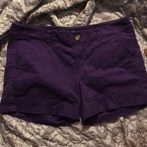 Purple American eagle midi shorts